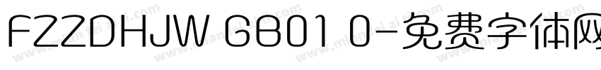 FZZDHJW GB01 0字体转换